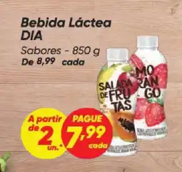 Dia Bebida Láctea DIA Sabores oferta