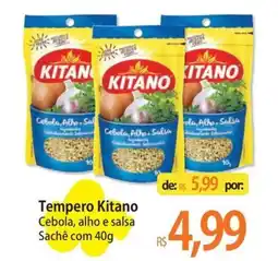 Atacadão Tempero Kitano Cebola, alho e salsa Sachê oferta