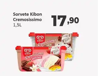 Peruzzo Sorvete Kibon Cremosissimo 1.5L oferta
