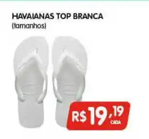 Prezunic Havaianas Top Branca oferta