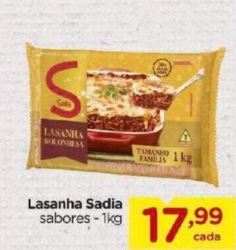 Carrefour Bairro Lasanha Sadia 1kg oferta