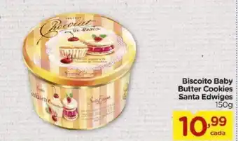 Carrefour Bairro Biscoito baby Butter Cookies Santa Edwiges 150g oferta