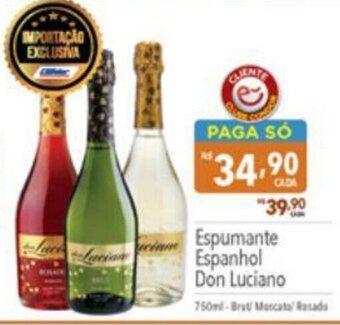 Supermercados Condor Espumante Espanhol Don Luciano 750ml oferta