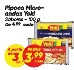 Dia Pipoca Micro- ondas Yoki Sabores oferta