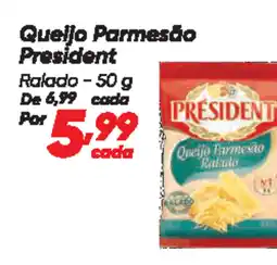 Dia Queijo Parmesão President oferta