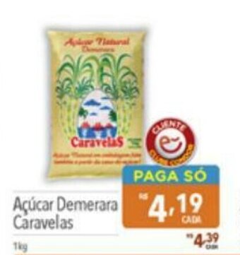 Supermercados Condor Acucar Demerara Caravelas 1kg oferta