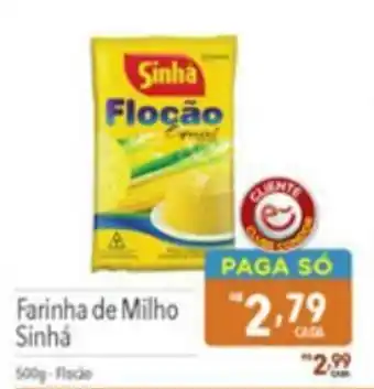 Supermercados Condor Farinha de Milho Sinha 500g oferta