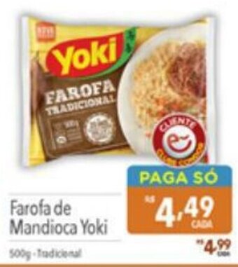 Supermercados Condor Farofa de Mandioca Yoki 500g oferta