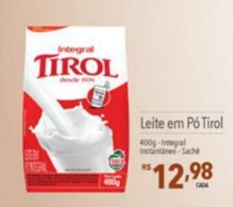 Supermercados Condor Leite em po Tirol 400g oferta
