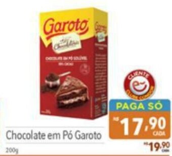 Supermercados Condor Chocolate em po Garoto 200g oferta