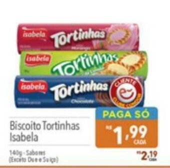 Supermercados Condor Biscoito Tortinhas Isabela 140g oferta
