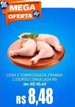 Economart Atacadista Coxa e sobrecoxa de frango c/dorso congelada oferta