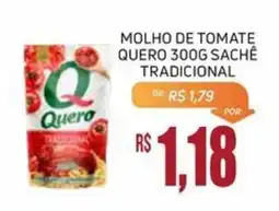 Economart Atacadista Molho de tomate quero sachê tradicional oferta