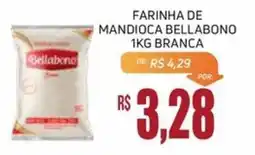 Economart Atacadista Farinha de mandioca bellabono branca oferta