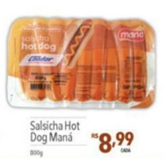Supermercados Condor Salsicha Hot Dog Mana 800g oferta