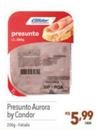 Supermercados Condor Presunto Aurora by Condor 200g oferta