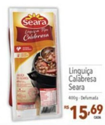 Supermercados Condor Linguica Calabresa Seara 400g oferta
