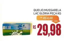 Economart Atacadista Queijo mussarela lac glória peça oferta