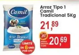 Federzoni Supermercados Arroz Tipo 1 Camil Tradicional oferta