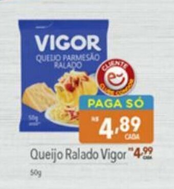 Supermercados Condor Queijo Ralado Vigor 50g oferta