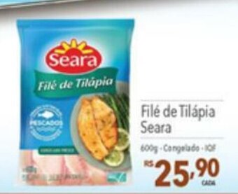 Supermercados Condor File de Tilapia Seara 600g oferta