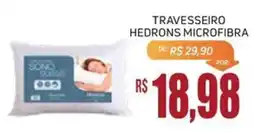 Economart Atacadista Travesseiro hedrons microfibra oferta
