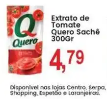 Federzoni Supermercados Extrato de Tomate Quero Sachê oferta