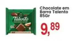 Federzoni Supermercados Chocolate em Barra Talento oferta