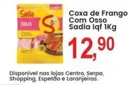 Federzoni Supermercados Coxa de Frango Com Osso Sadia lqf oferta