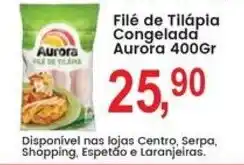 Federzoni Supermercados Filé de Tilápia Congelada Aurora oferta
