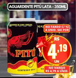 Serrano Supermercado AGUARDENTE PITÚ LATA oferta