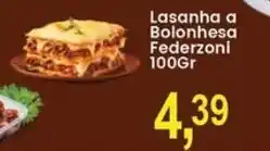 Federzoni Supermercados Lasanha a Bolonhesa Federzoni oferta