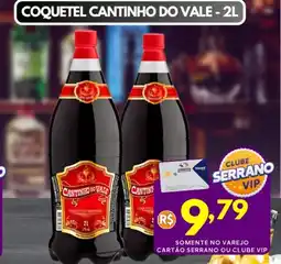 Serrano Supermercado Coquetel cantinho do vale oferta