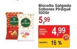 Federzoni Supermercados Biscoito Salgado Sabores Piraquê oferta