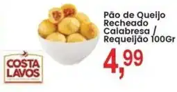 Federzoni Supermercados Pão de Queijo Recheado Calabresa / Requeijão oferta