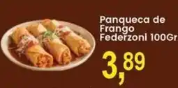 Federzoni Supermercados Panqueca de Frango Federzoni oferta