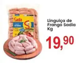 Federzoni Supermercados Linguiça de Frango Sadia oferta