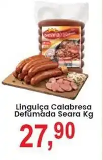 Federzoni Supermercados Linguiça Calabresa Defumada Seara oferta