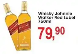 Federzoni Supermercados Whisky Johnnie Walker Red Label oferta