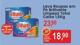 Federzoni Supermercados Lava Roupas em Pó Brilhante Limpeza Total Caixa oferta