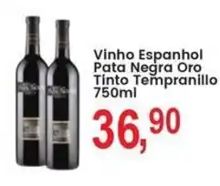 Federzoni Supermercados Vinho Espanhol Pata Negra Oro Tinto Tempranillo oferta