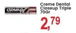 Federzoni Supermercados Creme Dental Closeup Triple oferta