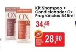 Federzoni Supermercados Kit Shampoo + Condicionador Ox Dove Fragrâncias oferta