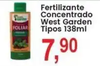Federzoni Supermercados Fertilizante Concentrado West Garden Tipos oferta