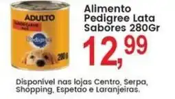 Federzoni Supermercados Alimento Pedigree Lata Sabores oferta