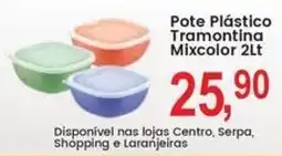 Federzoni Supermercados Pote Plástico Tramontina Mixcolor oferta