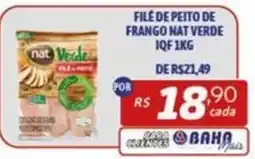 Bahamas Mix Filé de peito de frango nat verde iqf oferta