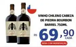 Bahamas Mix Vinho chileno cabeza de piedra bourbon barrel oferta