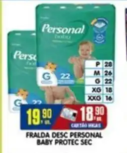 Higa's Supermercado Fralda desc personal baby protec sec oferta