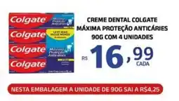 Bahamas Mix Creme dental colgate máxima proteção anticáries oferta